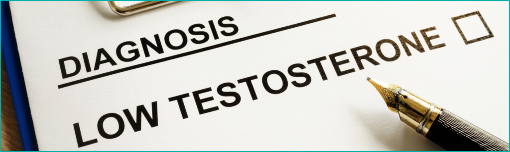 Low testosterone diagnosis on medical form